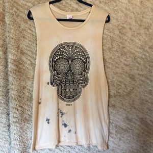 OBEY DIA DE LOS MUERTO MEXICO DAY OF THE DEAD TOP